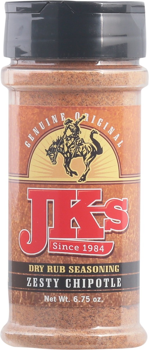 slide 4 of 9, JK's Zesty Chipotle Dry Rub Seasoning 6.75 oz, 6.75 oz
