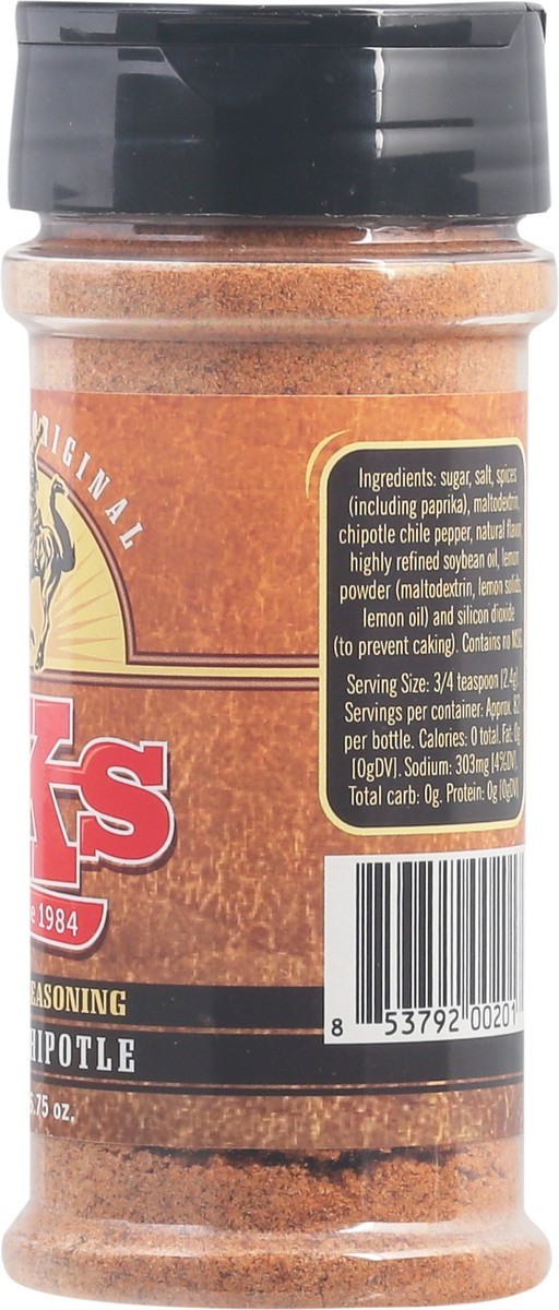 slide 3 of 9, JK's Zesty Chipotle Dry Rub Seasoning 6.75 oz, 6.75 oz