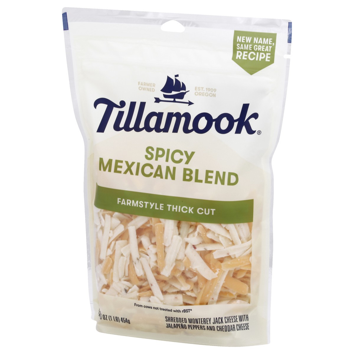 slide 3 of 10, Tillamook Mexican Farmstyle Cheese Shred, 