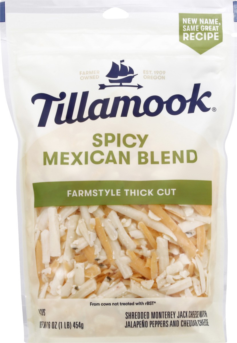 slide 9 of 10, Tillamook Mexican Farmstyle Cheese Shred, 