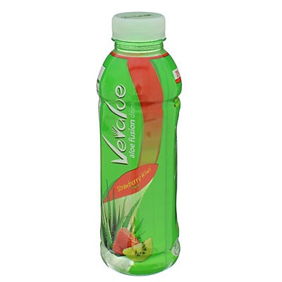 slide 1 of 1, Vevaloe Aloe Fusion Drink, Strawberry-Kiwi Flavor, 16.9 fl oz