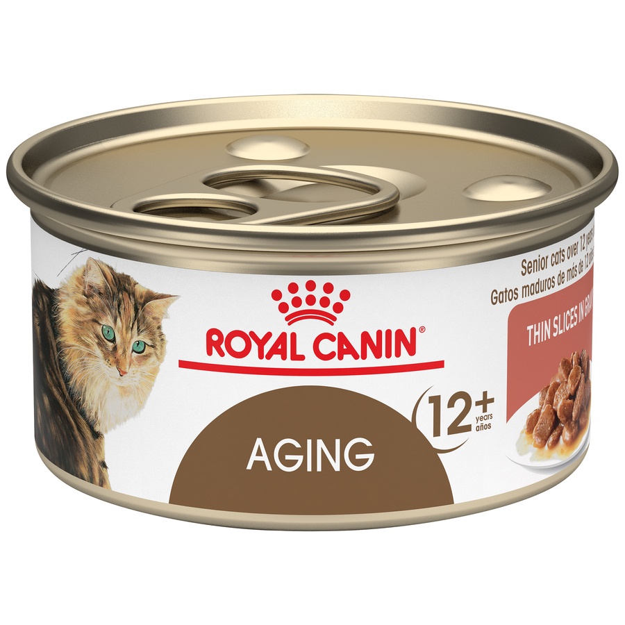 slide 1 of 7, Royal Canin Feline Health Nutrition Aging 12+ Joint Health Canned Cat Food, 3 oz
