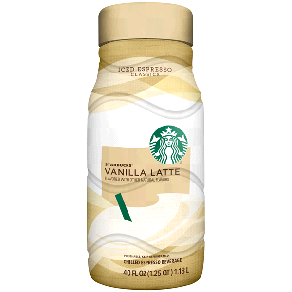 slide 1 of 1, Starbucks Vanilla Ice Coffee Latte - 48 oz, 48 oz