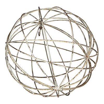 slide 1 of 1, Creative Decor Sourcing Large Metal Orb Dcor, 20 in