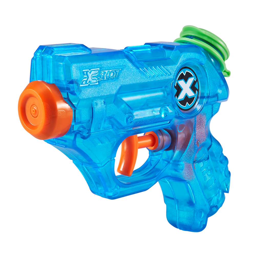 slide 1 of 1, ZURU X-Shot Nano Drencher Water Guns - Blue/Green, 4 ct