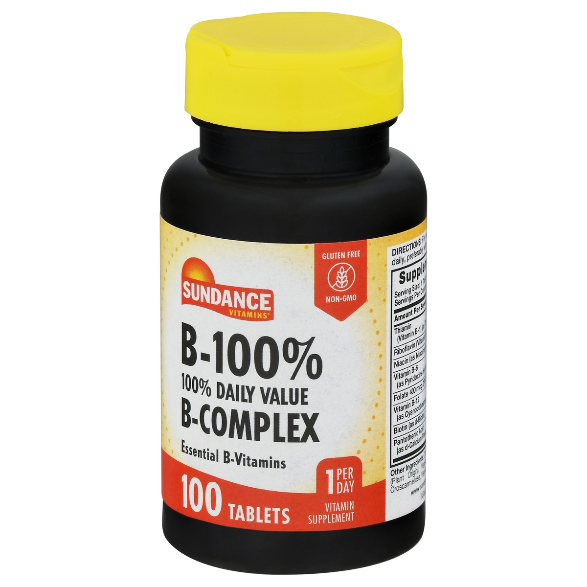 slide 5 of 9, Sundance Vitamins 100% Daily Value B-Complex Tablets 100 ea, 100 ct