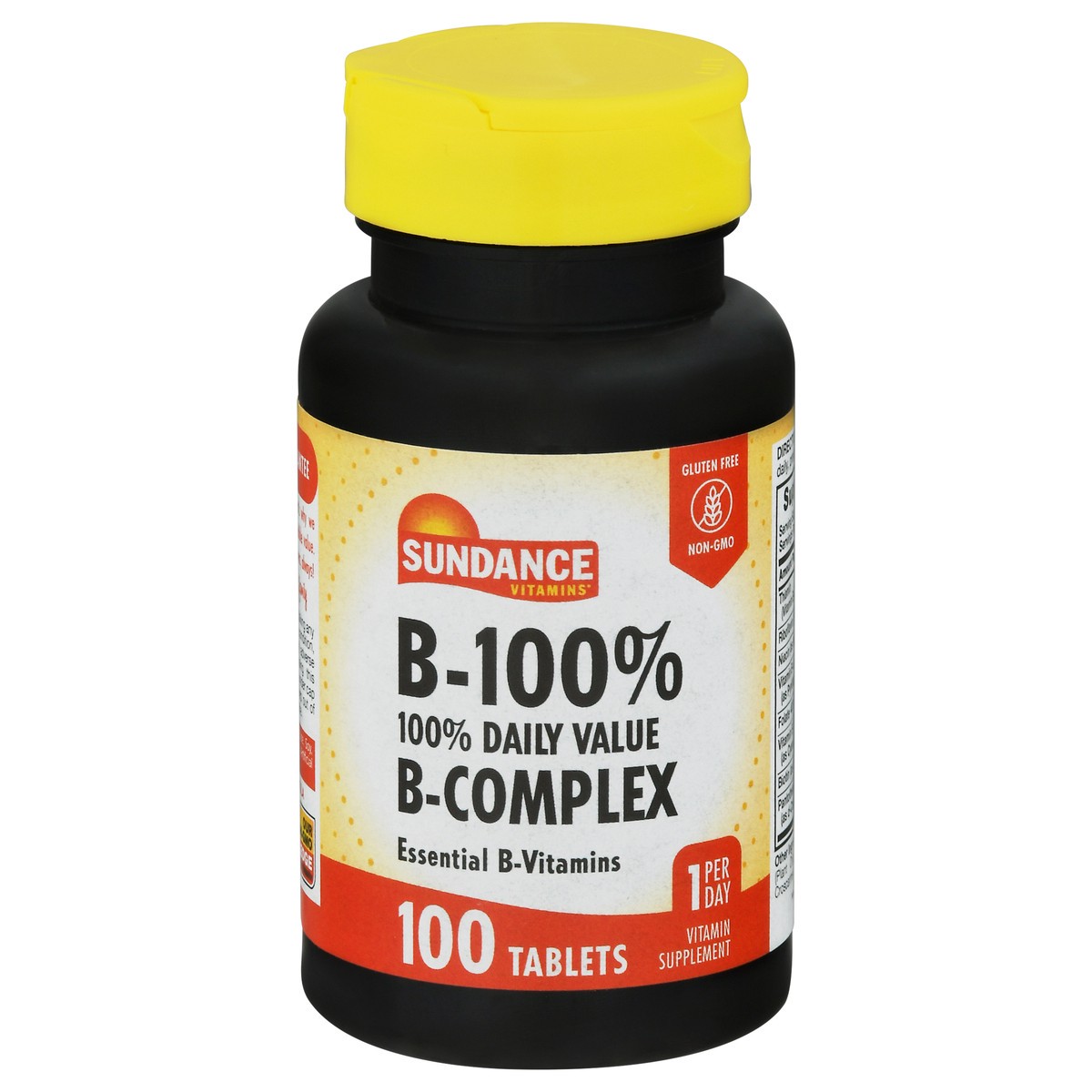 slide 1 of 9, Sundance Vitamins 100% Daily Value B-Complex Tablets 100 ea, 100 ct