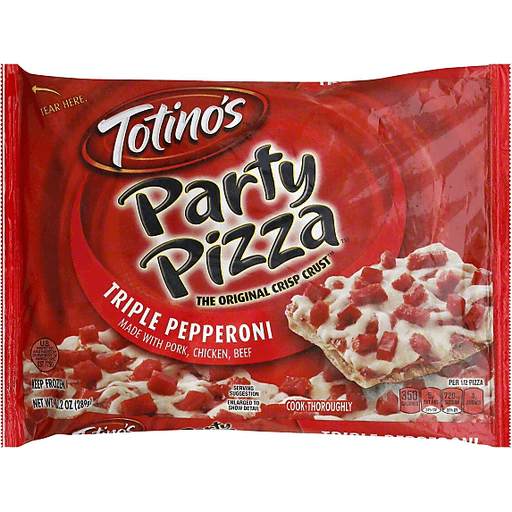 slide 2 of 3, Totino's Triple Pepperoni Party Pizza , 10.2 oz