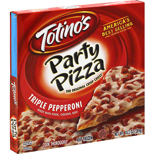 slide 3 of 3, Totino's Triple Pepperoni Party Pizza , 10.2 oz