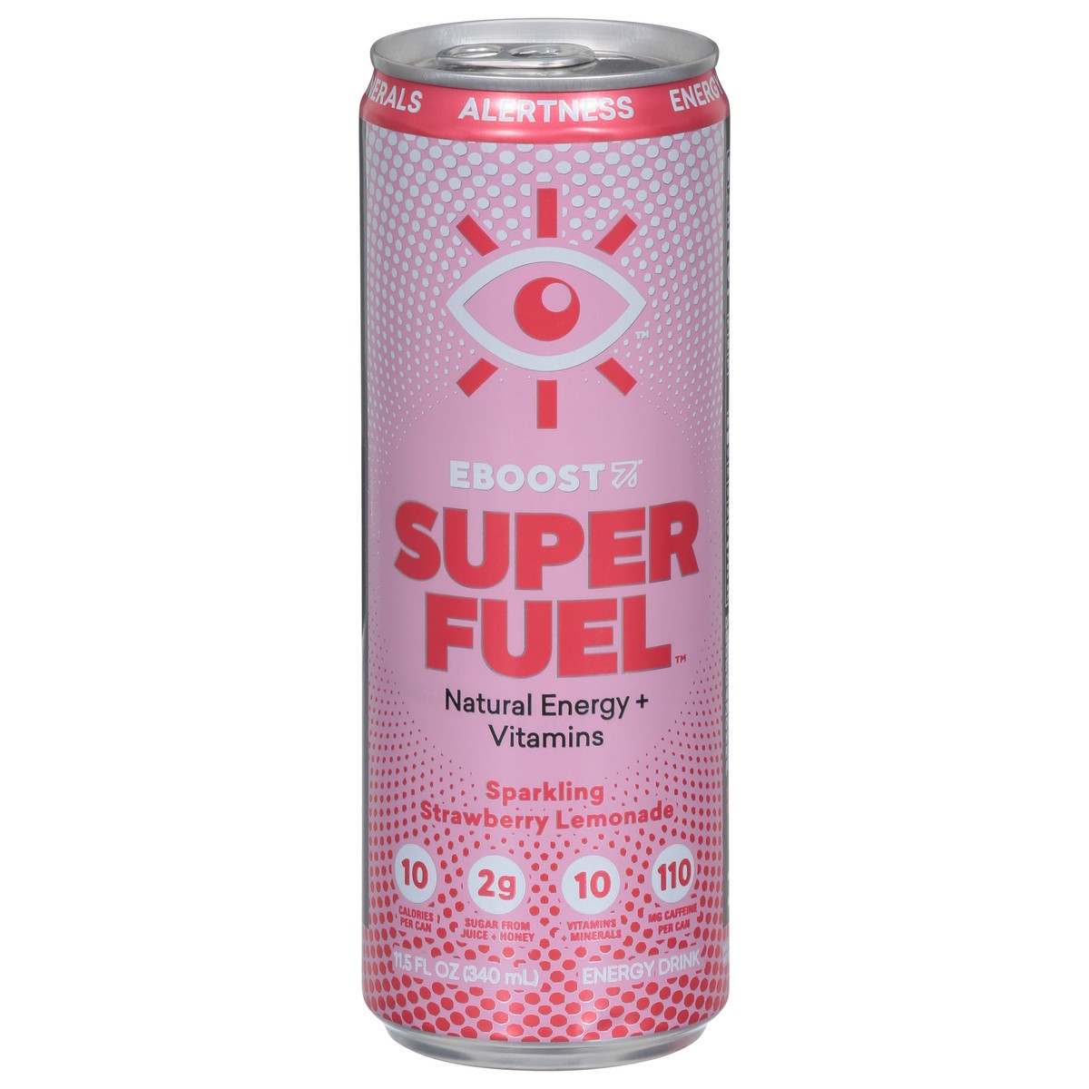 slide 1 of 15, Eboost Super Fuel Sparkling Strawberry Lemonade Beverage - 11.5 fl oz, 11.5 fl oz