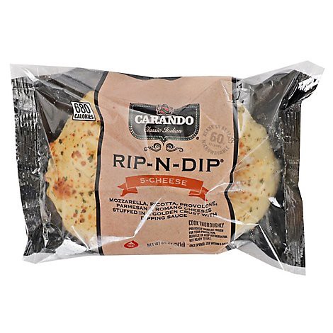 slide 1 of 1, Carando Carndo Rip-N-Dip Cheese, 8.5 oz