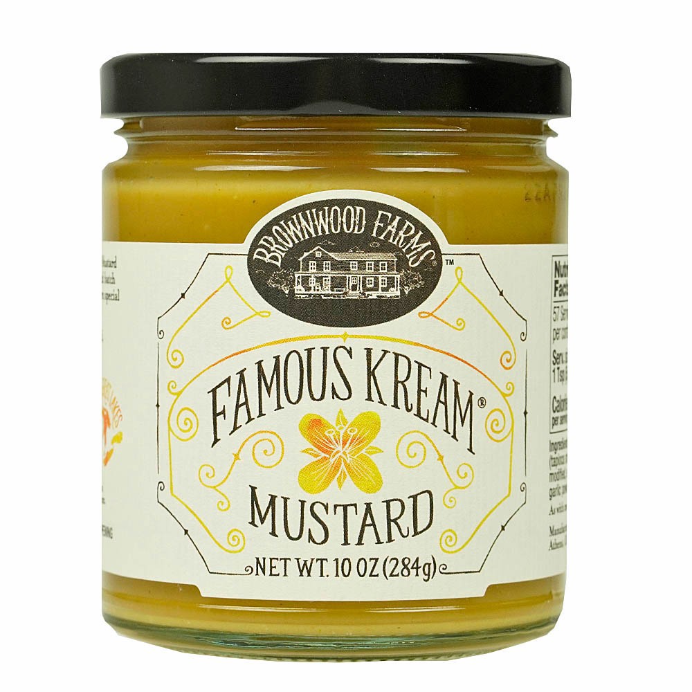 slide 2 of 3, Brownwood Farms Kream Mustard, 10 oz