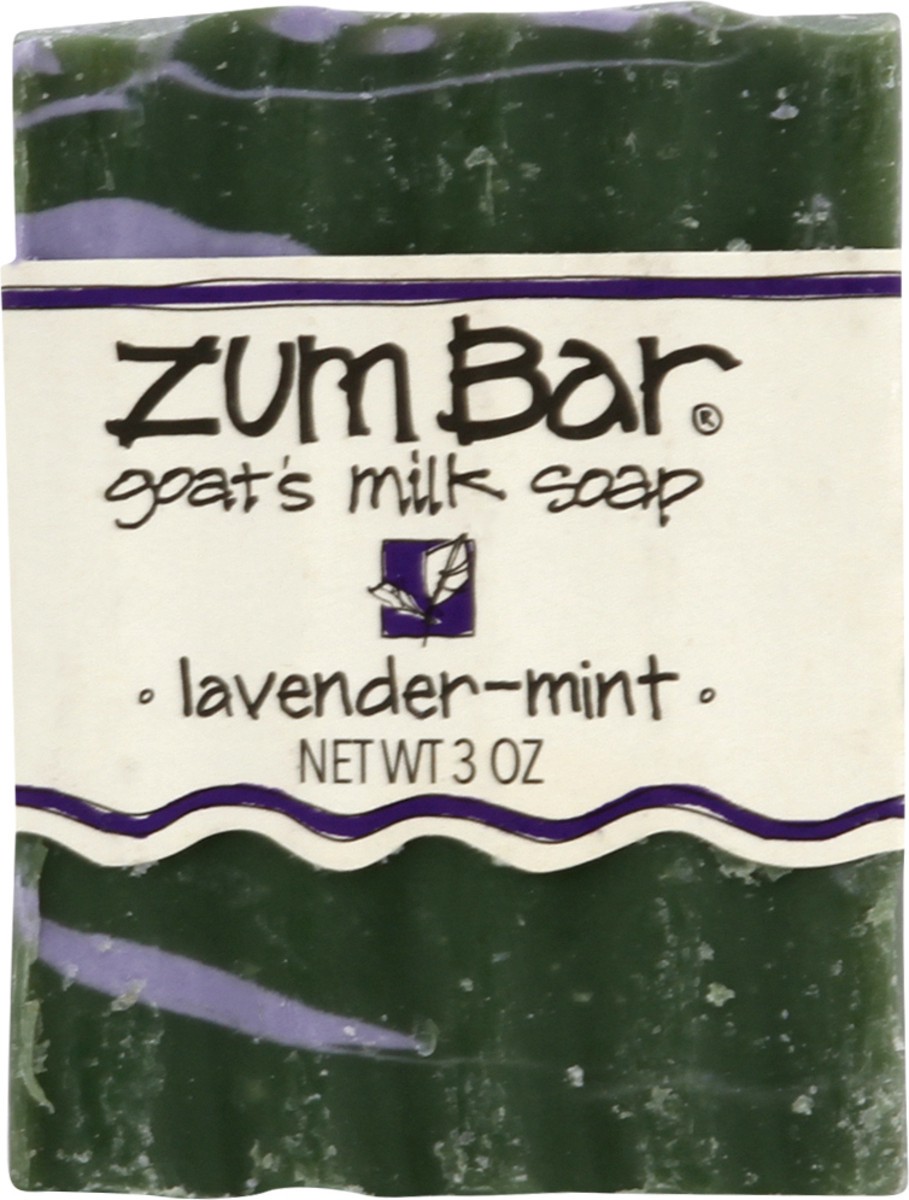 slide 9 of 11, Zum Bar Lavender-Mint Soap 3 oz, 1 ct