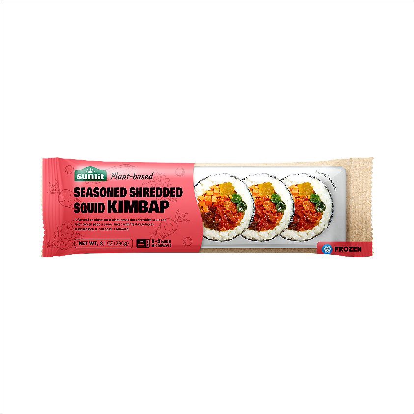 slide 1 of 1, Sunlit Kimbap Plant Based Shreddeds Squid, 8.1 oz