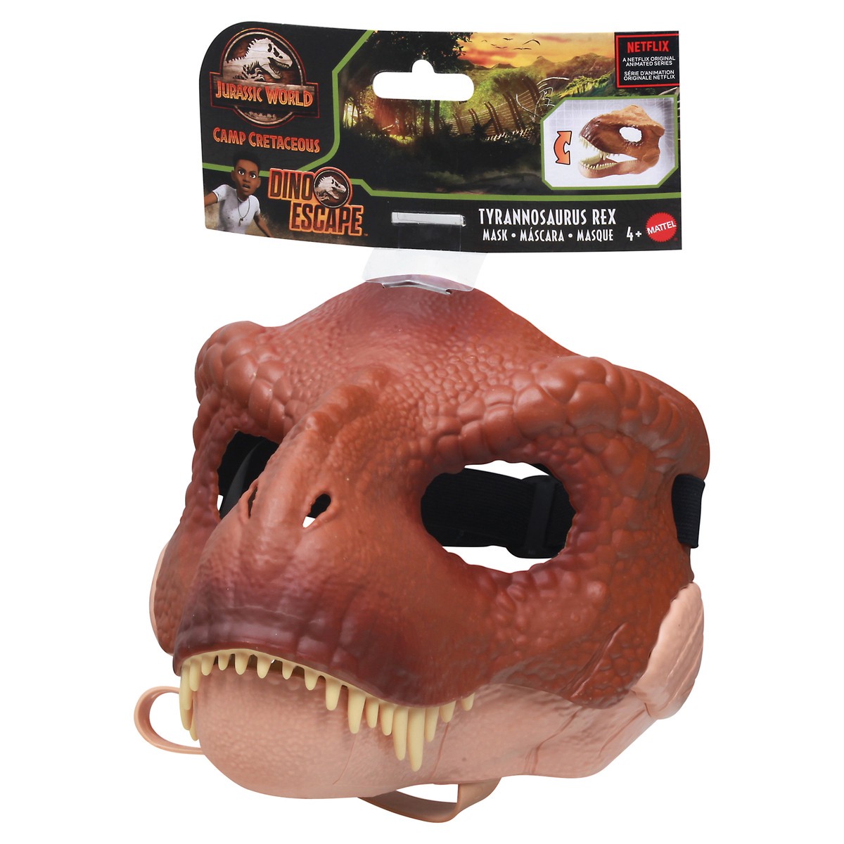 slide 4 of 12, Mattel Jurassic World Dino Escape Tyrannosaurus Rex Mask 1 ea, 1 ct