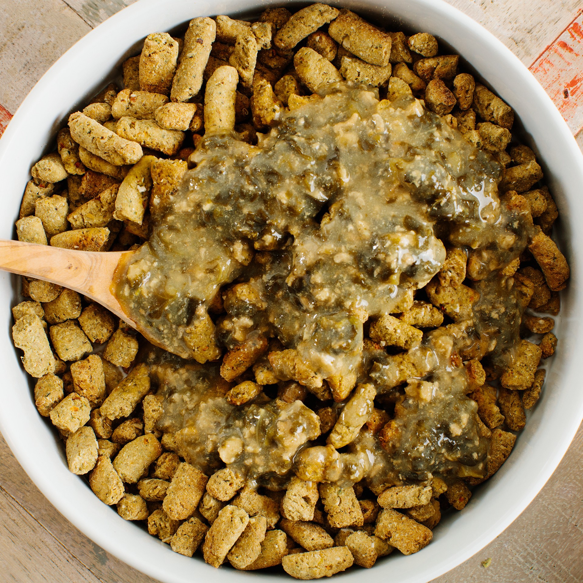 slide 4 of 9, The Honest Kitchen Bone Broth POUR OVERS™: Beef Stew Dog Food Topper, 5.5 oz x1, 5.5 oz