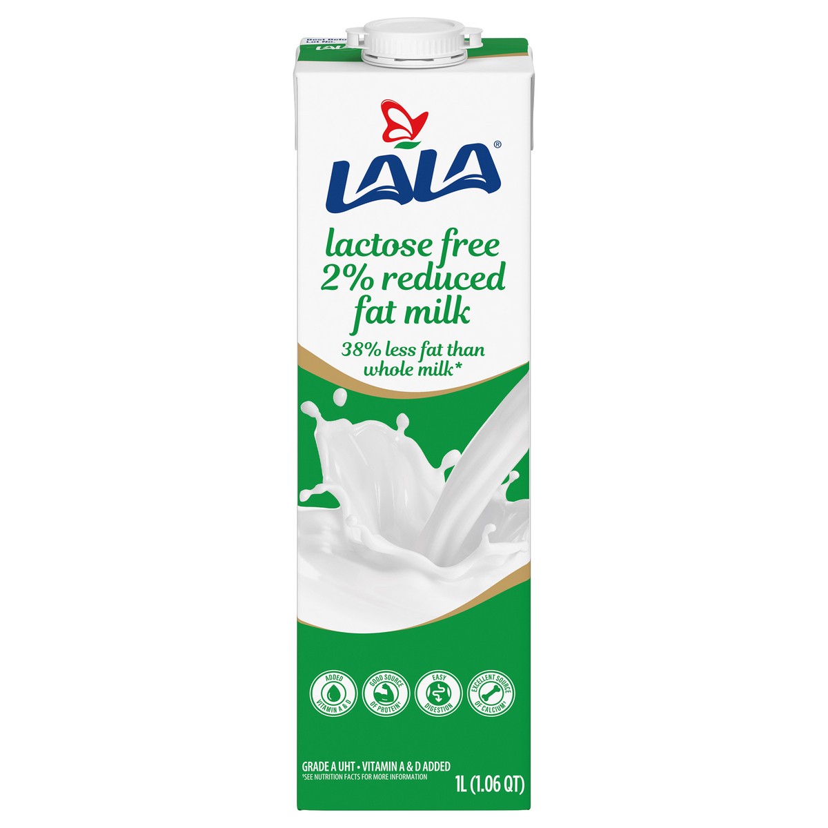 slide 2 of 11, Lala 2% Lactose Free Milk, 33.8 fl oz