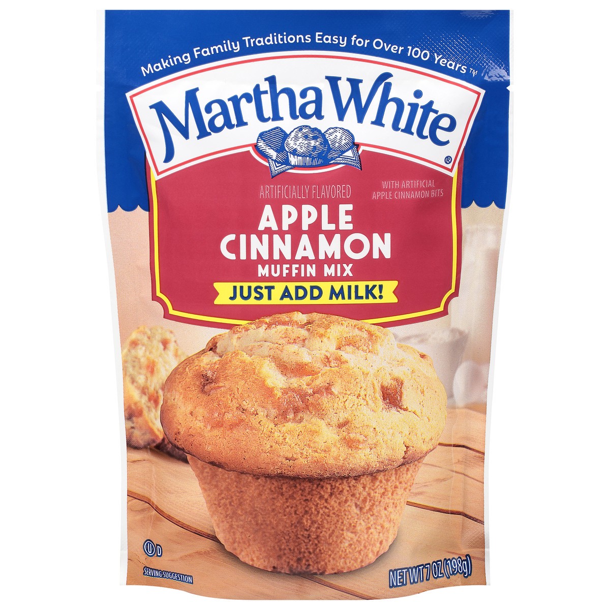 slide 1 of 9, Martha White Apple Cinnamon Muffin Mix 7 oz, 7 oz