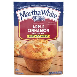 Martha White Apple Cinnamon Muffin Mix, 7 Oz Bag