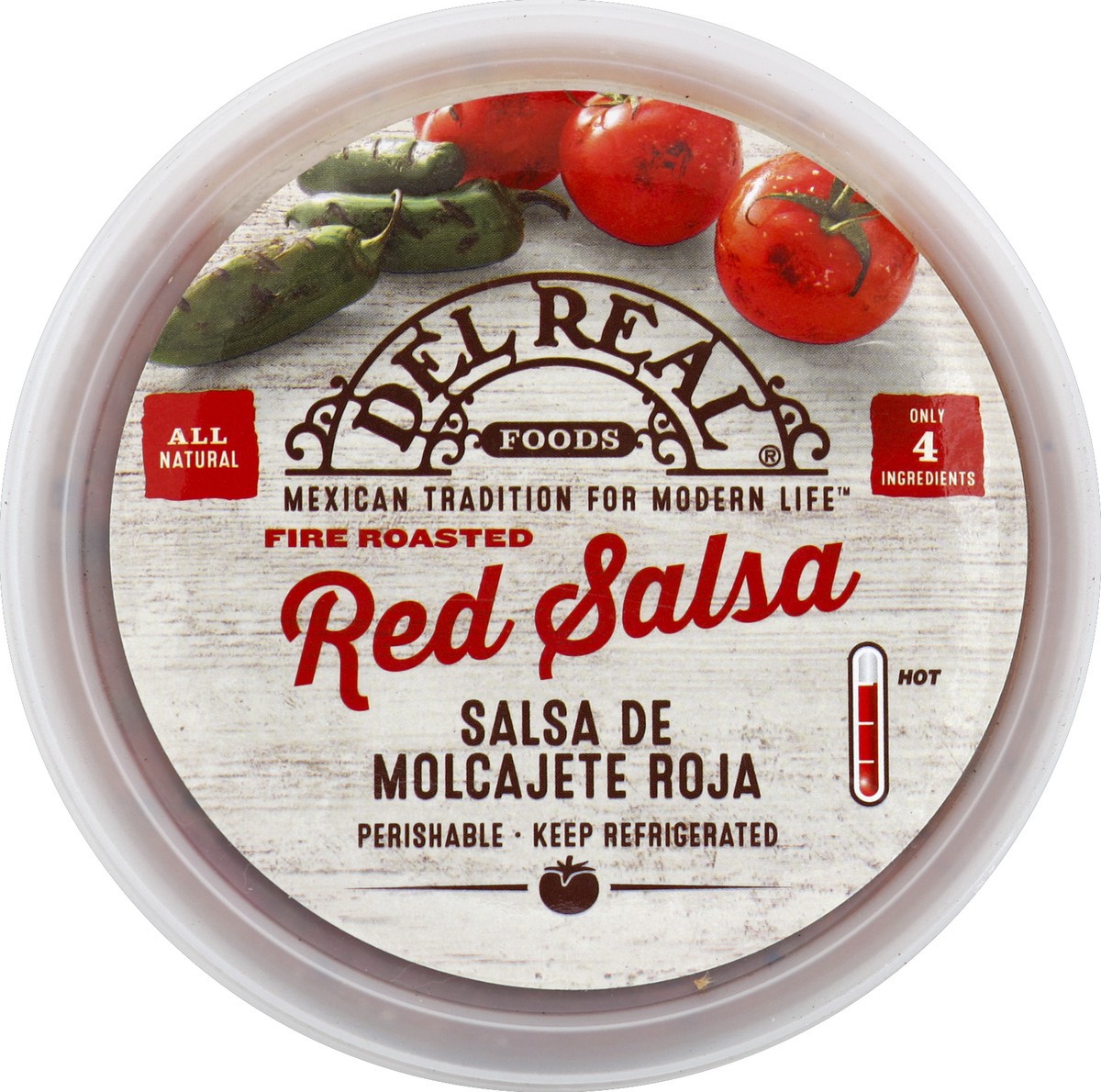 slide 3 of 4, Del Real Foods Salsa 15 oz, 15 oz