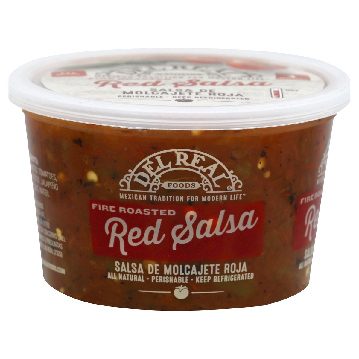 slide 2 of 4, Del Real Foods Salsa 15 oz, 15 oz