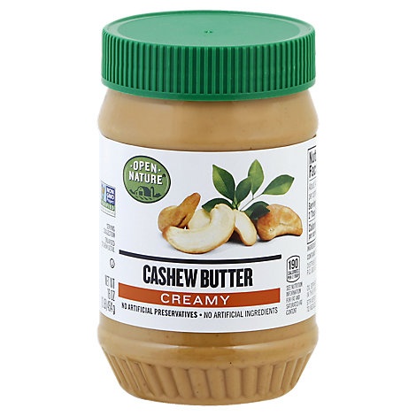 slide 1 of 1, Open Nature Cashew Butter Creamy, 16 oz