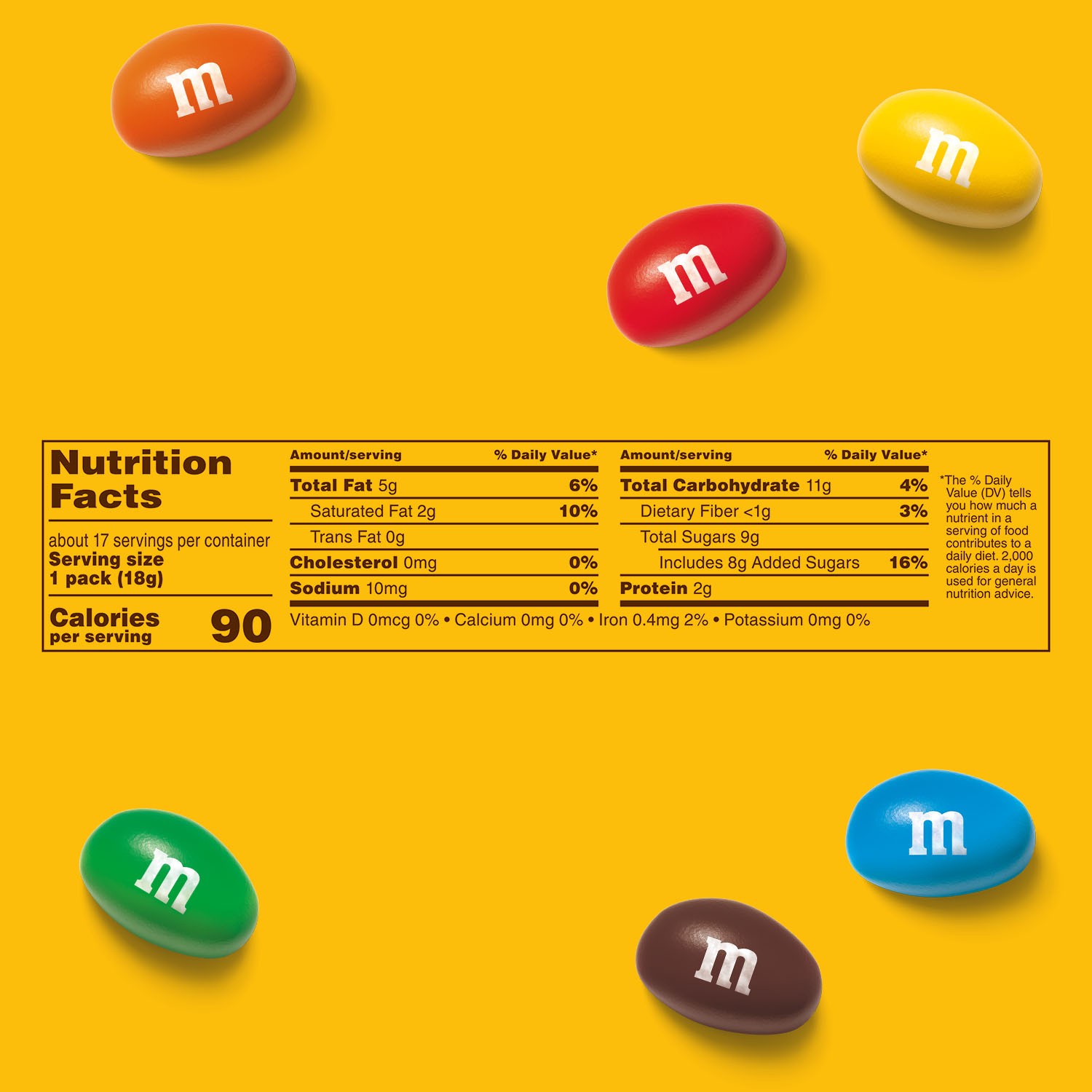 slide 4 of 8, M&M's Peanut Milk Chocolate Fun Size Candy Bag, 10.57oz, 10.57 oz