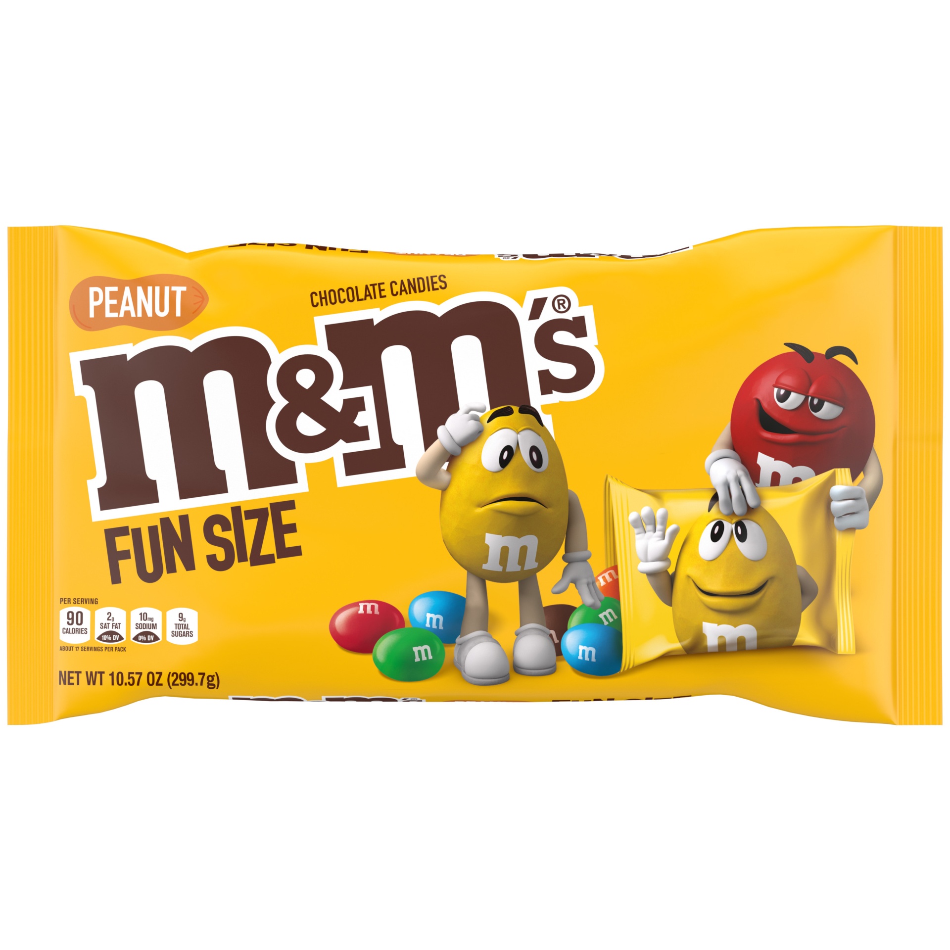 Mars M&M's Fun Size Peanut Milk Chocolate Candies, 11.23 Oz. 