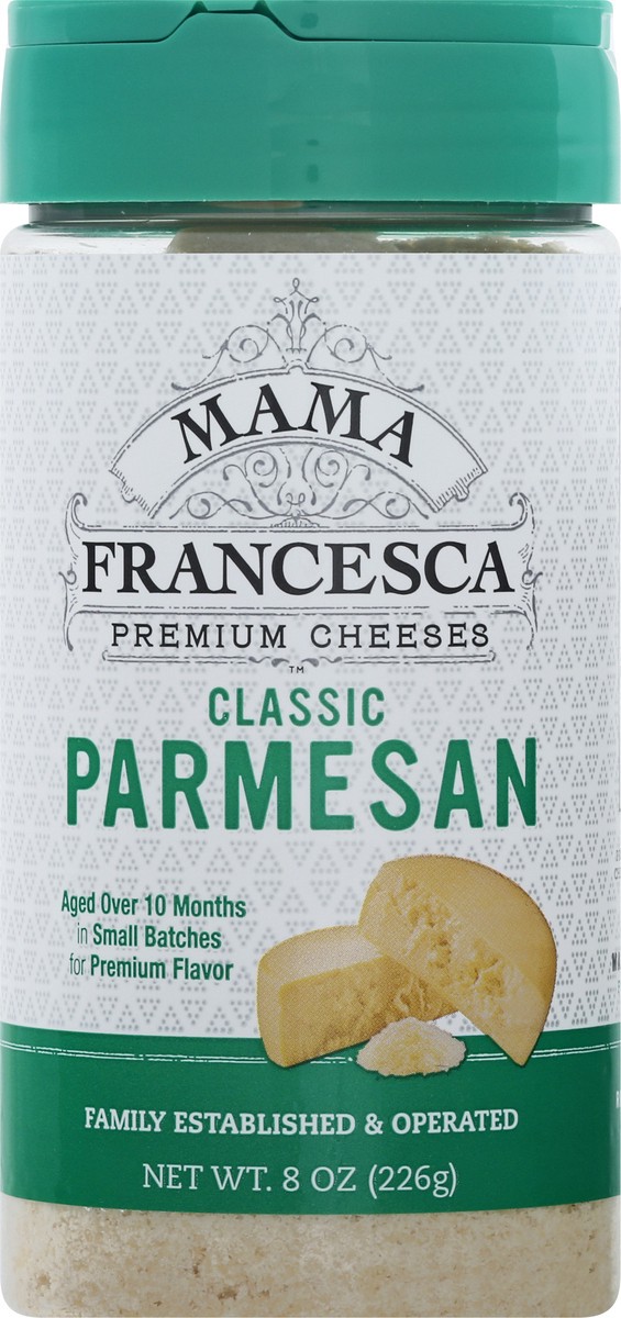 slide 9 of 13, Mama Francesca Classic Premium Parmesan Cheese 8 oz, 8 oz