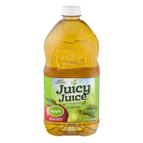 slide 1 of 4, Juicy Juice 100% Juice, Apple - 64 fl oz, 64 fl oz