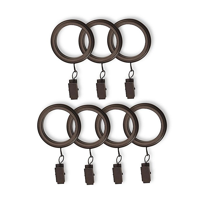 slide 1 of 1, Cambria Connections Clip Rings - Venetian Bronze, 7 ct