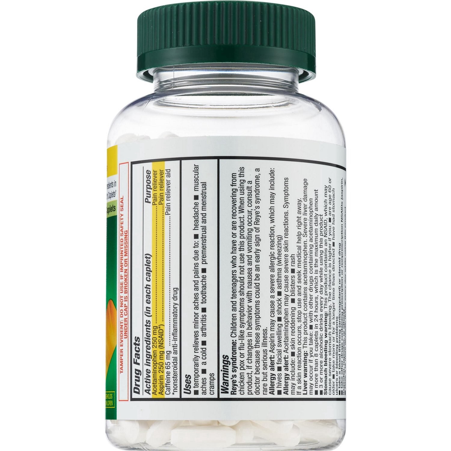 slide 2 of 4, Cvs Extra Strength Headache Relief Acetaminophen, Aspirin (Nsaid) & Caffeine Caplets, 300 Ct, 300 ct