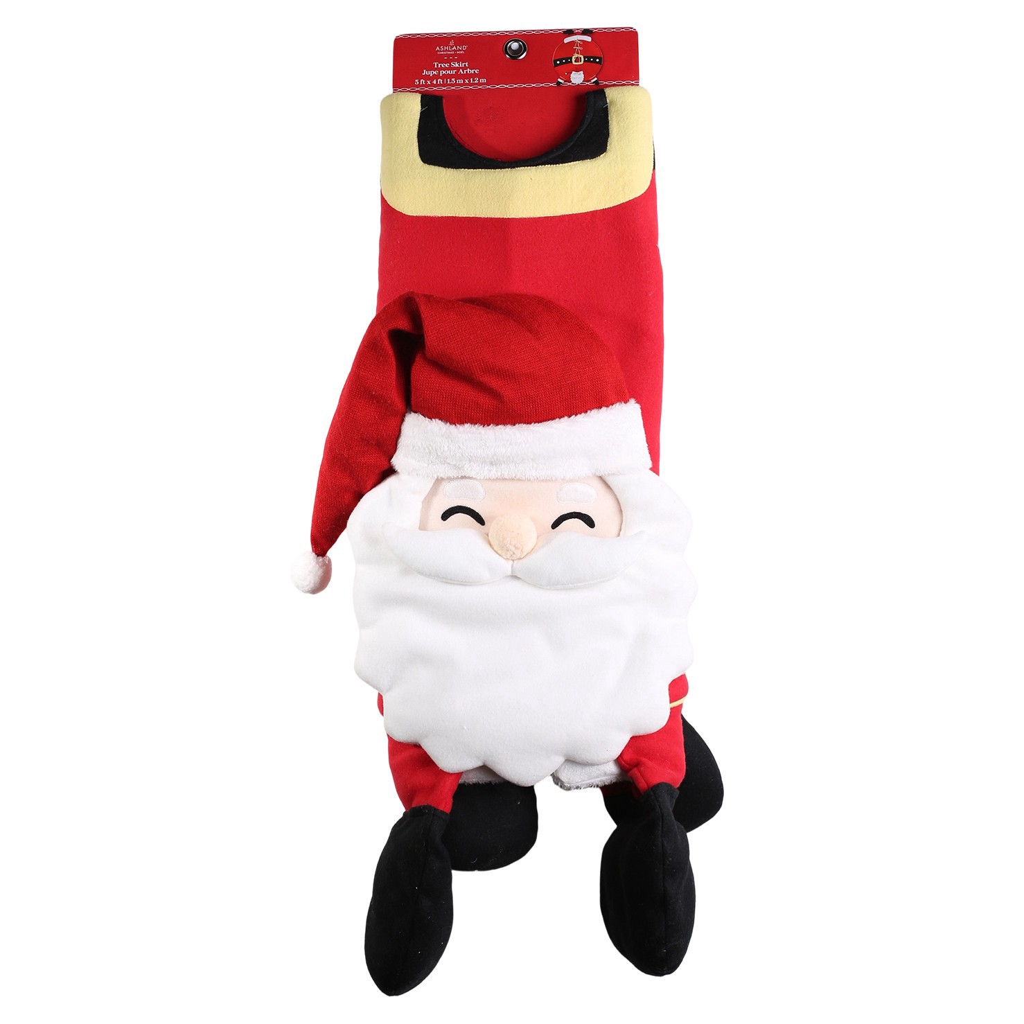 slide 2 of 2, 5ft. X 4ft. Santa Tree Skirt By Ashland, 5 in x 4 in