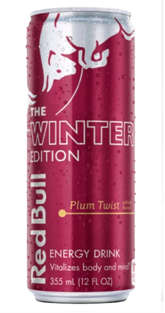 slide 1 of 1, Red Bull The Winter Edition Energy Drink Plum Twist, 12 fl oz