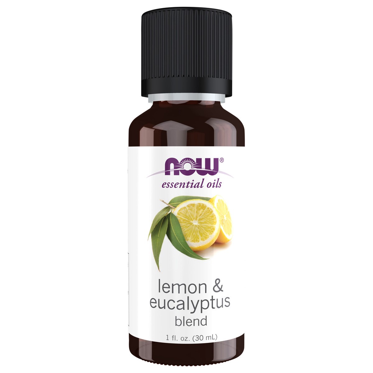 slide 1 of 4, NOW Lemon & Eucalyptus Oil Blend - 1 fl. oz., 1 fl oz