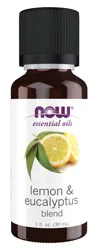 NOW Lemon & Eucalyptus Oil Blend - 1 fl. oz.