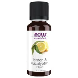 NOW Lemon & Eucalyptus Oil Blend - 1 fl. oz.
