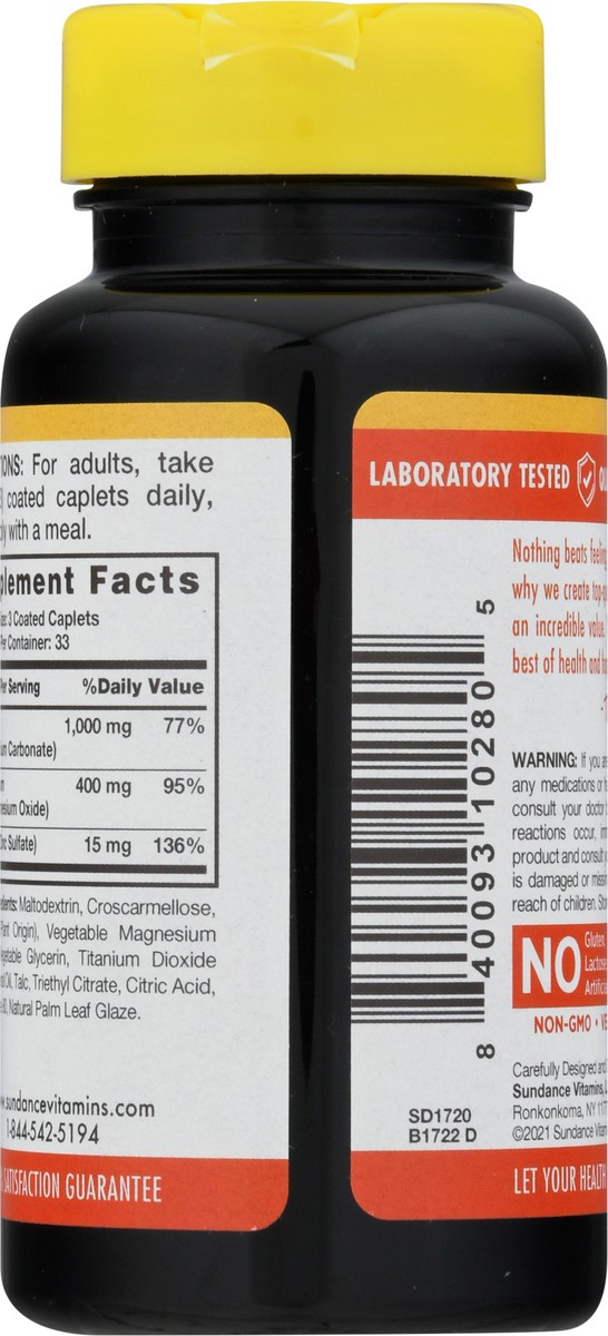 slide 11 of 13, Sundance Vitamins Sundance Cal Mag Zinc Tablets, 100 ct