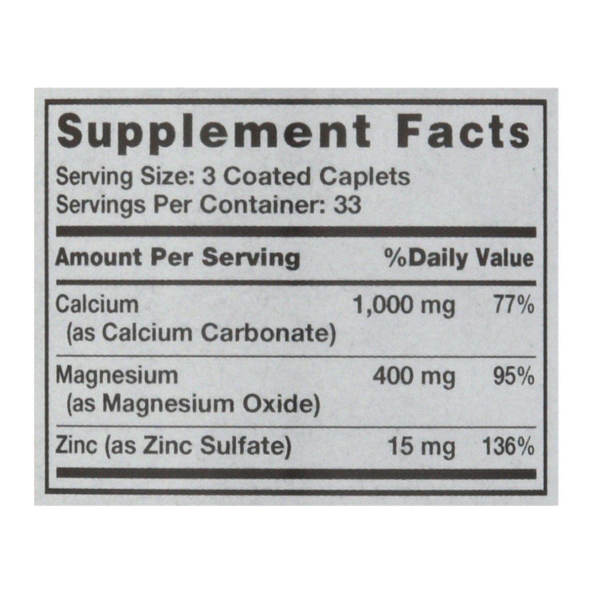 slide 8 of 13, Sundance Vitamins Sundance Cal Mag Zinc Tablets, 100 ct