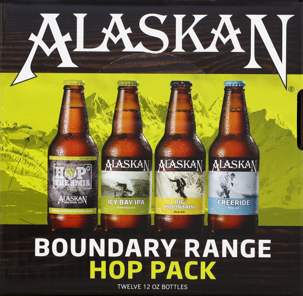 slide 2 of 6, Alaskan Brewing Company Boundary Range Hop Pack, 144 fl oz