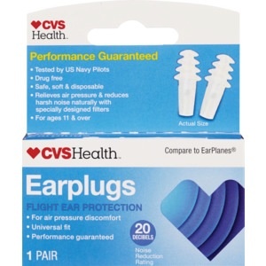 slide 1 of 1, CVS Health Ear Plugs, 2 ct