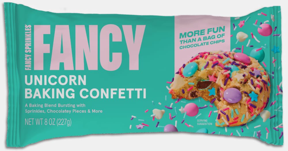 slide 2 of 2, Fancy Sprinkles® Unicorn Baking Confetti, 8 oz