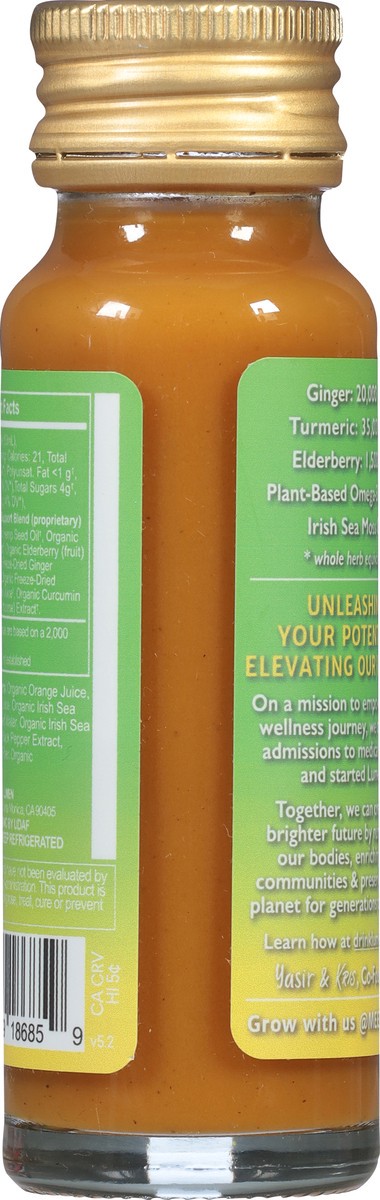 slide 11 of 13, Lumen Ginger Elderberry Turmeric Orange Flavor Immune Support 1.8 fl oz, 1.8 fl oz