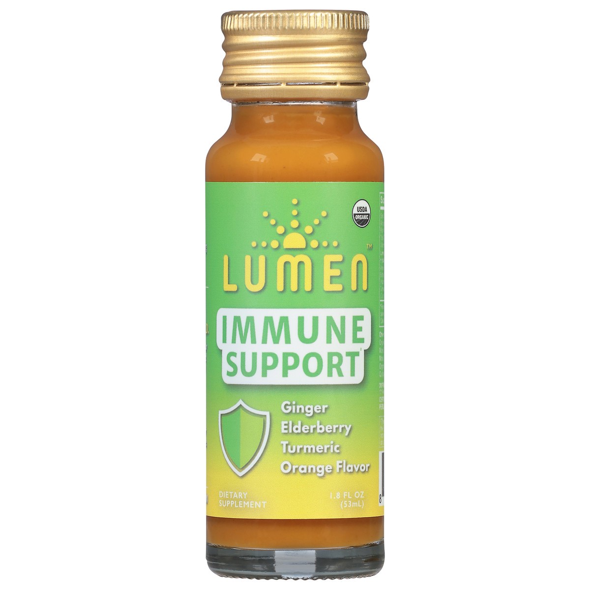 slide 13 of 13, Lumen Ginger Elderberry Turmeric Orange Flavor Immune Support 1.8 fl oz, 1.8 fl oz