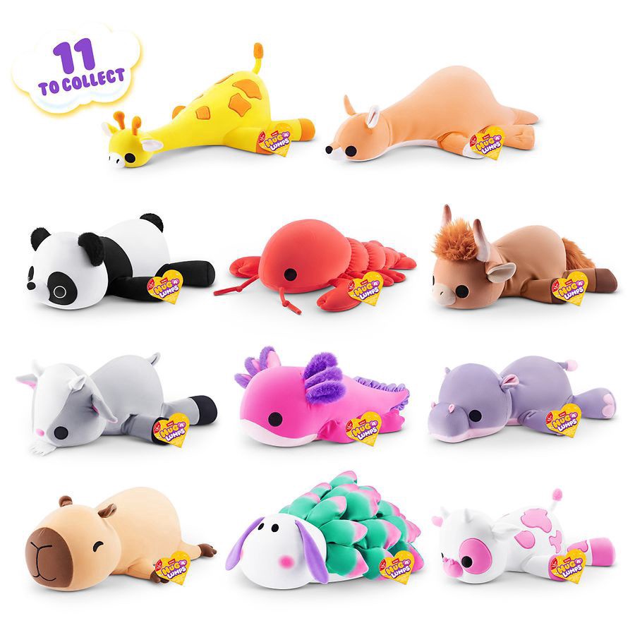 slide 3 of 5, Zuru Hug-A-Lumps Weighted Plush, 1 ct