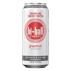 Hiball Energy Grapefruit Sparkling Energy Water - 16 oz
