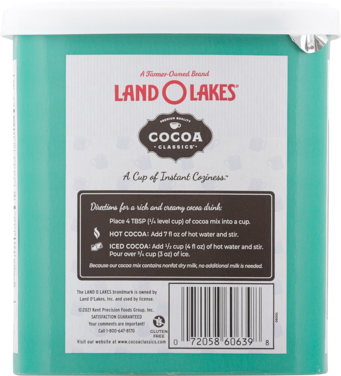 slide 5 of 9, Land O'Lakes Cocoa Classics Mint & Chocolate Cocoa Mix 14.8 oz, 14.8 oz