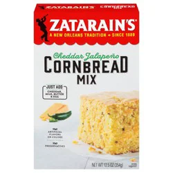Zatarain''s Cheddar Jalapeno Cornbread Mix, 12.5 oz