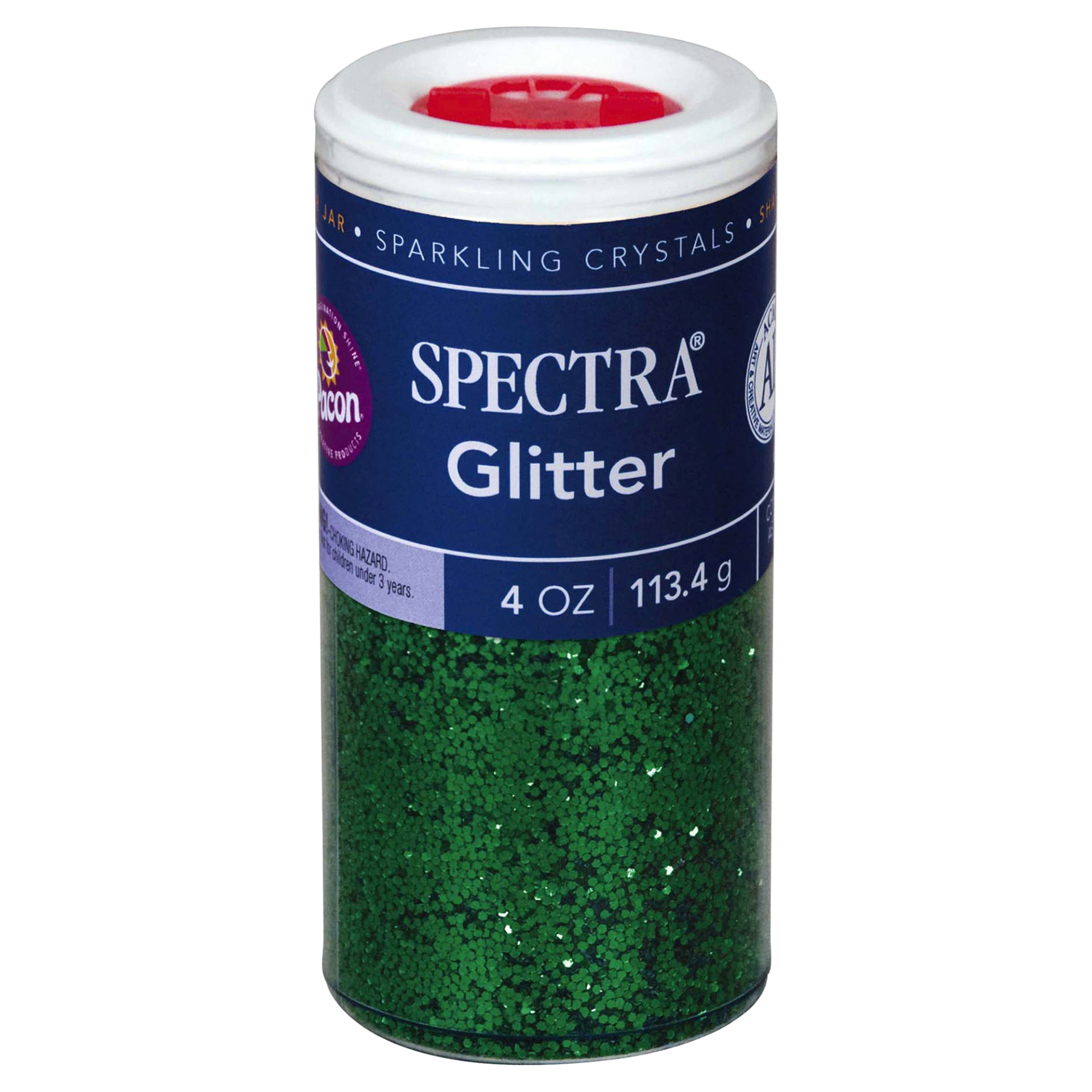 slide 1 of 1, Spectra Glitter, Green, 4 oz