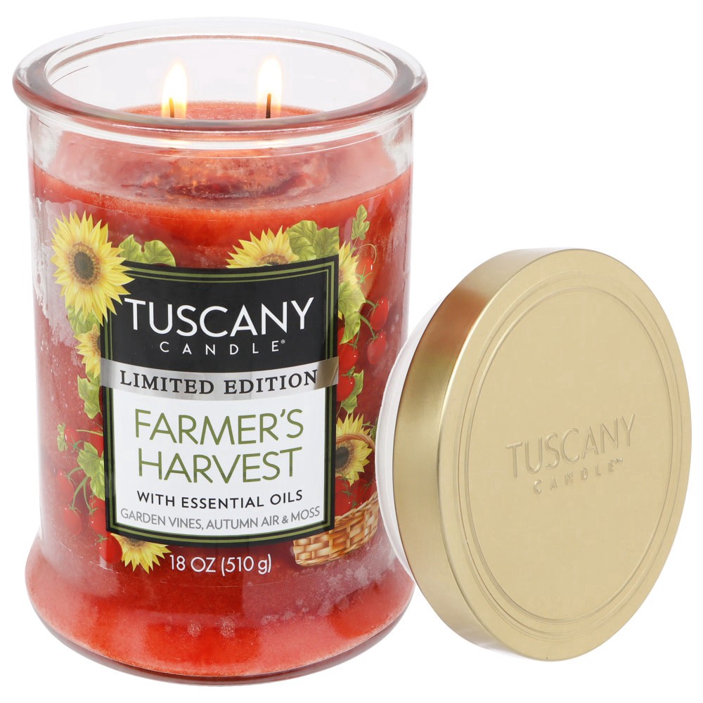 slide 2 of 2, Tuscany Candle® Limited Edition Jar Candle - Farmer's Harvest, 18 oz